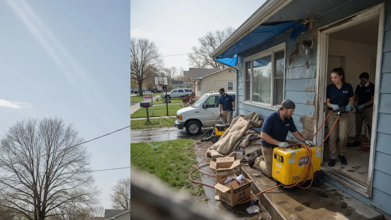 Basement Flood Cleanup in Sibley, LA near me